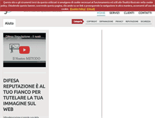 Tablet Screenshot of difesareputazione.it